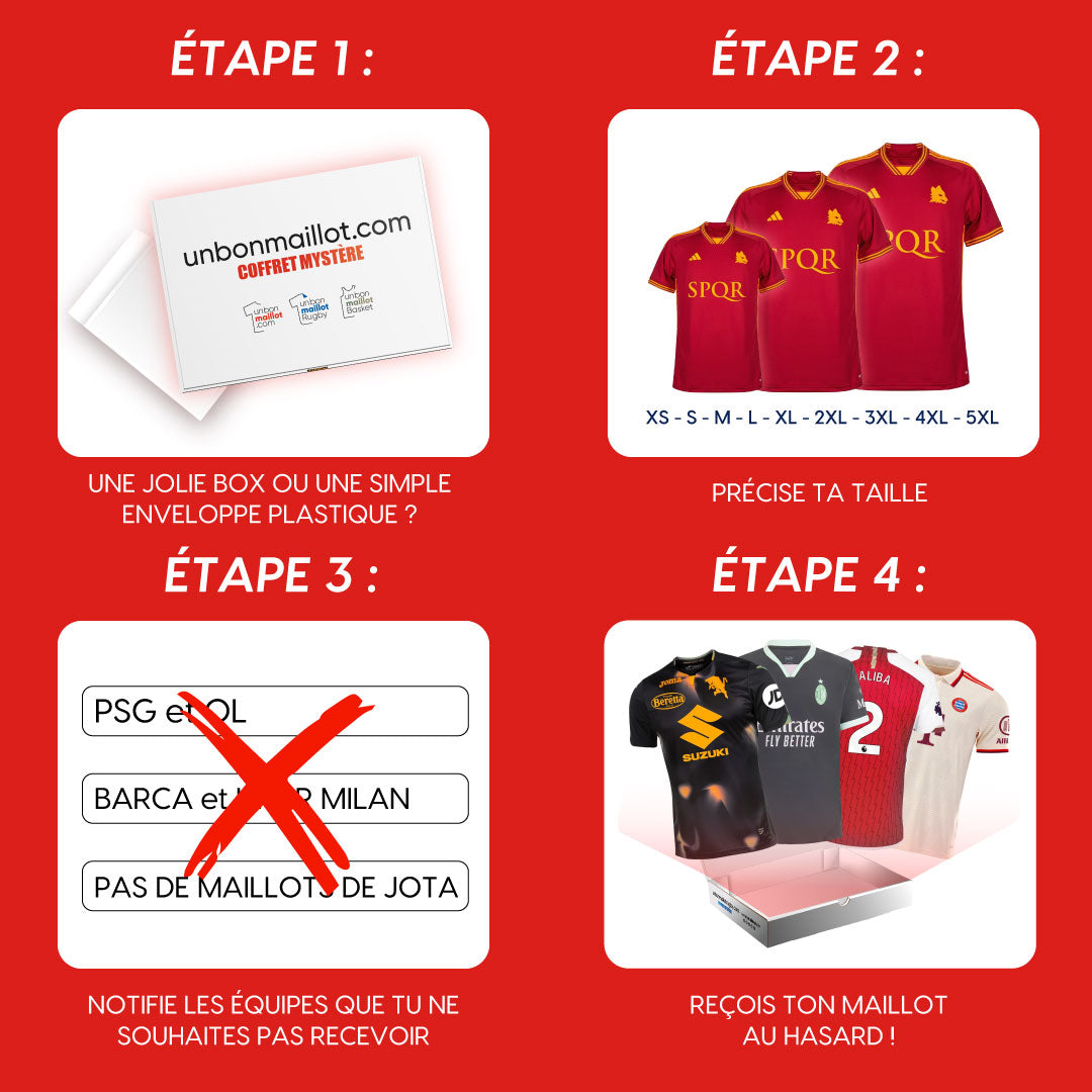 La box maillot mystère football - Enfant ⚽️