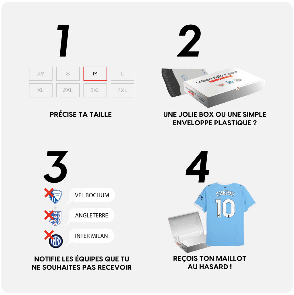 De box met bedrukt shirt Naam + Nummer