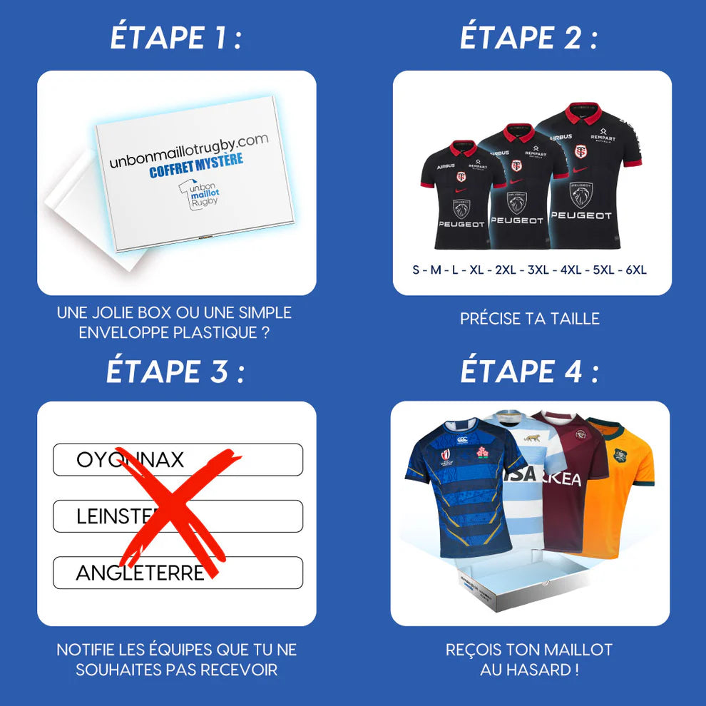 La box débardeur mystère rugby 🏉